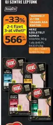 Auchan HERZ Szeletelt Sonka ajánlat