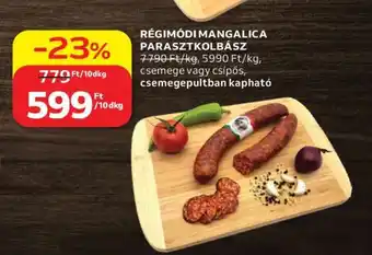 Auchan Régimódi Mangalica Parasztkolbász ajánlat