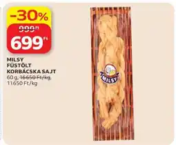 Auchan MILSY FÜSTÖLT KORBÁCSKA SAJT ajánlat