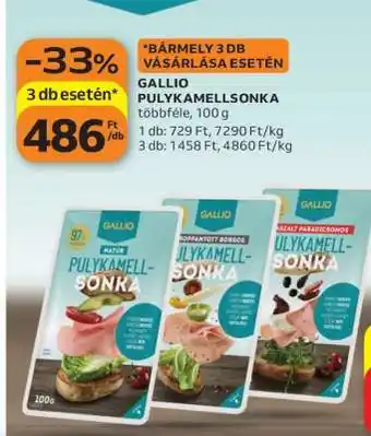 Auchan GALLIO Pulykamellsonka ajánlat