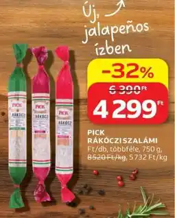 Auchan PICK Rákóczi szalámi ajánlat