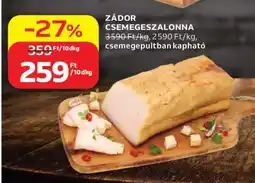 Auchan Zádor Csemegeszalonna ajánlat