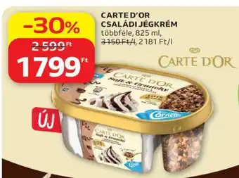 Auchan CARTE D’OR CSALÁDI JÉGKRÉM ajánlat