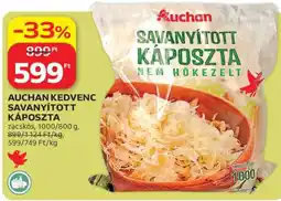Auchan AUCHAN KEDVENC SAVANYÍTOTT KÁPOSZTA ajánlat