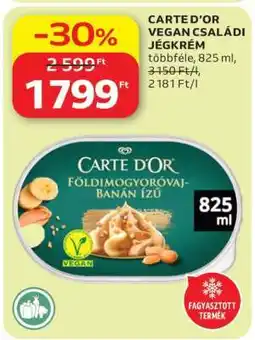 Auchan CARTE D’OR VEGAN CSALÁDI JÉGKRÉM ajánlat
