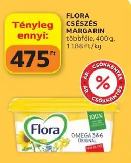 Auchan FLORA CSÉSZÉS MARGARIN ajánlat