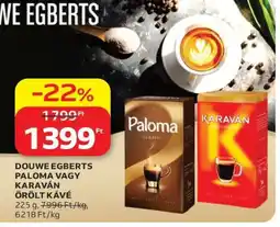 Auchan Douwe Egberts Paloma vagy Karaván őrölt kávé ajánlat
