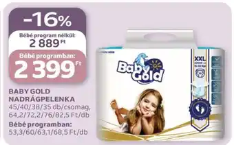 Auchan BABY GOLD NADRÁGPELENKA ajánlat