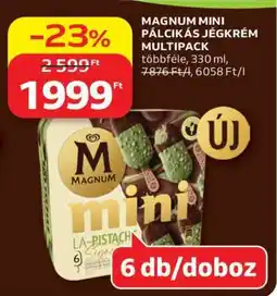 Auchan Magnum Mini Pálcikás Jégkrém Multipack ajánlat