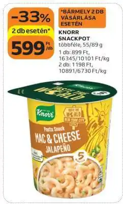 Auchan KNORR SNACKPOT ajánlat