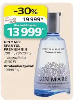 Auchan GIN MARE SPANYOL PRÉMIUM GIN ajánlat