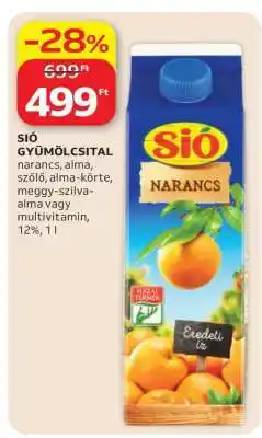Auchan Sió gyümölcsital ajánlat