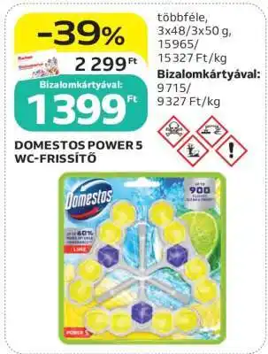 Auchan DOMESTOS POWER 5 WC-FRISSÍTŐ ajánlat