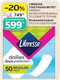 Auchan Libresse Tisztasági Betét ajánlat