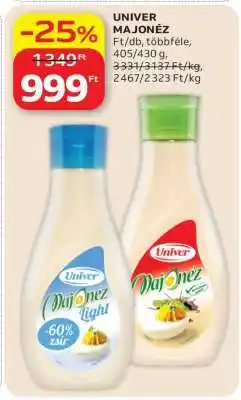 Auchan UNIVER Majonéz ajánlat