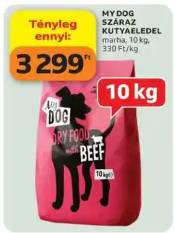 Auchan MY DOG SZÁRAZ KUTYAELEDEL ajánlat