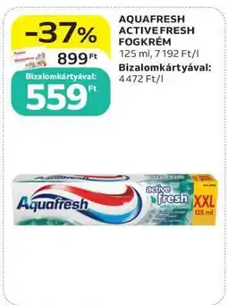 Auchan AQUAFRESH ACTIVE FRESH FOGKRÉM ajánlat