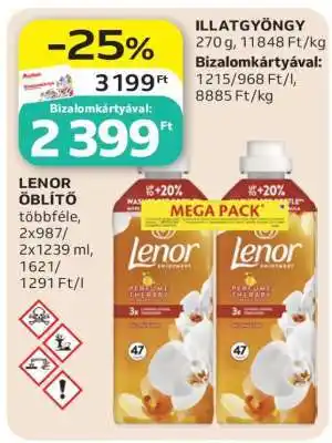 Auchan LENOR Öblítő ajánlat