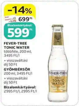 Auchan FEVER-TREE TONIC WATER ajánlat