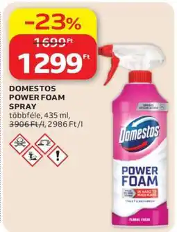 Auchan DOMESTOS POWER FOAM SPRAY ajánlat