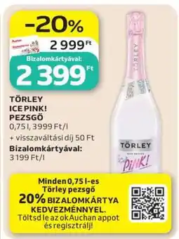 Auchan Törley Ice Pink pezsgő ajánlat