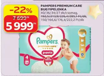 Auchan Pampers Premium Care bugyipelenka ajánlat