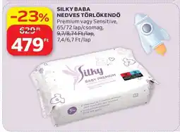 Auchan SILKY BABA NEDVES TÖRLŐKENDŐ ajánlat