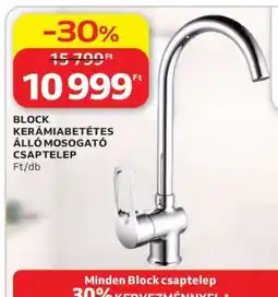 Auchan BLOCK KERÁMIABETÉTES ÁLLÓ MOSOGATÓ CSAPTELEP ajánlat
