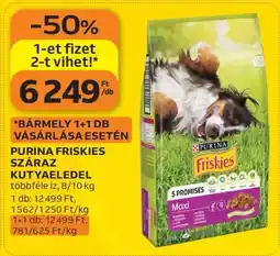 Auchan Purina Friskies Száraz Kutyaeledel ajánlat