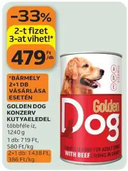 Auchan GOLDEN DOG KONZERV KUTYAELEDEL ajánlat