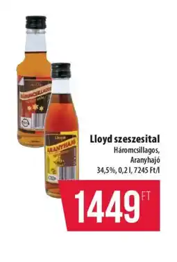 Coop Lloyd szeszesital ajánlat