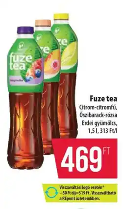Coop Fuze tea ajánlat