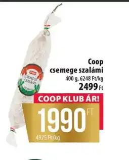 Coop Coop csemege szalámi ajánlat