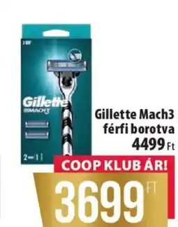 Coop Gillette Mach3 férfi borotva ajánlat