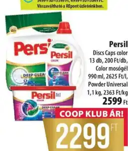 Coop Persil mosószer ajánlat