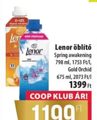 Coop Lenor öblítő ajánlat