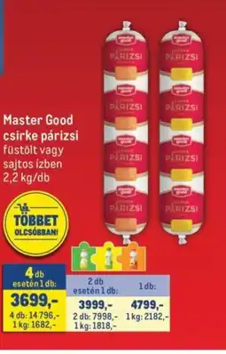 Metro Master Good csirke párizsi ajánlat