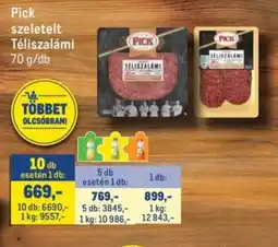 Metro Pick szeletelt Téliszalámi ajánlat