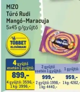Metro Mizo Túró Rudi Mangó-Maracuja ajánlat