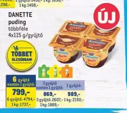 Metro Danette puding ajánlat