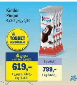 Metro Kinder Pingui ajánlat