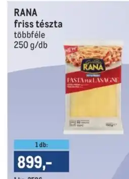 Metro Rana friss tészta ajánlat