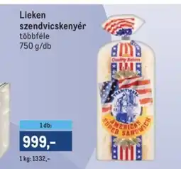 Metro Lieken szendvicskenyér ajánlat