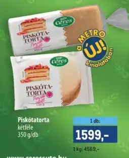 Metro Ceres Piskótatorta ajánlat