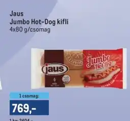 Metro Jaus Jumbo Hot-Dog kifli ajánlat