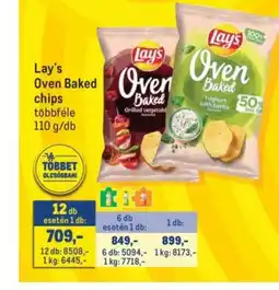 Metro Lays Oven Baked chips ajánlat