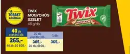 Metro Twix mogyorós szelet ajánlat