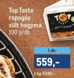 Metro Top Taste ropogós sült hagyma ajánlat