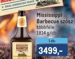 Metro Mississippi Barbecue szósz ajánlat