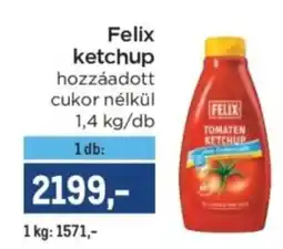 Metro Felix ketchup hozzáadott cukor nélkül ajánlat